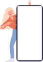 پیش‌نمایش فایل happy-emotional-woman-peeking-out-from-behind-smartphone-pointing-at-empty-white-display-9356016 از پک افراد