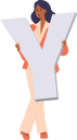 پیش‌نمایش فایل happy-businesswoman-holding-letter-y-9594858 از پک افراد