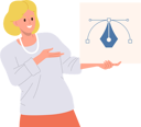 پیش‌نمایش فایل woman-web-designer-presenting-innovative-graphic-9594868 از پک افراد