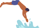 پیش‌نمایش فایل young-man-jumping-in-water-9594839 از پک ورزش ها