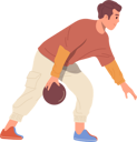 پیش‌نمایش فایل active-man-playing-bowling-enjoying-indoor-activity-at-game-club-9649884 از پک بولینگ