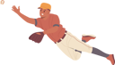 پیش‌نمایش فایل baseball-player-wearing-uniform-and-glove-catching-ball-9785603 از پک ورزش ها