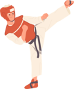 پیش‌نمایش فایل karate-man-wearing-protective-equipment-and-kimono-practicing-traditional-martial-art-technique-9785610 از پک ورزش ها