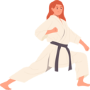 پیش‌نمایش فایل woman-karate-master-wearing-kimono-practicing-combat-technique-9785609 از پک ورزش ها