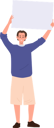 پیش‌نمایش فایل happy-smiling-man-holding-placard-with-empty-copy-space-over-head-10036560 از پک افراد