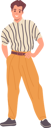 پیش‌نمایش فایل happy-smiling-man-wearing-90s-fashion-style-clothing-10036535 از پک افراد