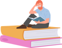 پیش‌نمایش فایل young-intelligent-man-reading-book-10036553 از پک افراد