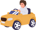 پیش‌نمایش فایل little-boy-driving-toy-car-10036525 از پک کودکان