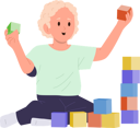 پیش‌نمایش فایل little-boy-playing-with-building-blocks-10036524 از پک کودکان