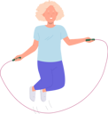 پیش‌نمایش فایل little-girl-jumping-skipping-rope-10036517 از پک کودکان