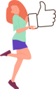 پیش‌نمایش فایل young-teenager-woman-holding-thumbs-up-9952900 از پک افراد
