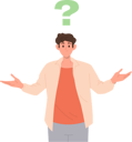 پیش‌نمایش فایل young-uncertain-man-with-question-mark-pondering-9952905 از پک افراد