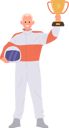 پیش‌نمایش فایل speed-race-driver-in-uniform-holding-helmet-and-trophy-cup-10125795 از پک ورزش ها