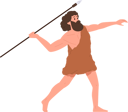 پیش‌نمایش فایل caveman-hunter-10324367 از پک اشخاص تاریخی