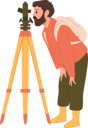 پیش‌نمایش فایل man-geologist-character-taking-measures-with-theodolite-10324404 از پک خدمات