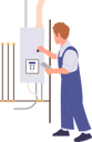 پیش‌نمایش فایل plumber-worker-character-in-uniform-repairing-broken-gas-boiler-water-heater-with-tools-10324410 از پک خدمات
