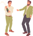 پیش‌نمایش فایل happy-male-friends-celebrating-success-uncorking-bottle-of-champagne-10525960 از پک عروسی