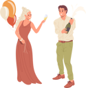 پیش‌نمایش فایل happy-man-and-woman-celebrating-wedding-party-together-10525954 از پک عروسی