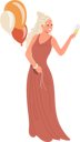 پیش‌نمایش فایل pretty-woman-holding-balloon-and-champagne-glass-for-congratulation-10525961 از پک عروسی