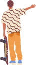 پیش‌نمایش فایل hipster-man-skateboarder-standing-with-raised-hand-to-catch-car-10756676 از پک افراد