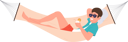 پیش‌نمایش فایل relaxed-man-resort-tourist-drinking-cocktail-lying-in-hammock-10756683 از پک افراد
