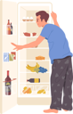 پیش‌نمایش فایل young-man-in-pajamas-searching-for-night-snack-looking-at-opened-refrigerator-10756664 از پک افراد