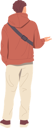 پیش‌نمایش فایل young-man-wearing-sportive-hoodie-talking-to-someone-standing-back-10756674 از پک افراد