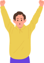 پیش‌نمایش فایل school-boy-cheering-rejoicing-with-raised-hands-up-11275734 از پک کودکان
