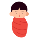 پیش‌نمایش فایل baby-girl-sleeping-in-baby-swaddle-9336928 از پک فعالیت‌های دختر نوزاد