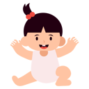 پیش‌نمایش فایل happy-baby-girl-9336926 از پک فعالیت‌های دختر نوزاد