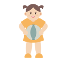 پیش‌نمایش فایل baby-girl-holding-ball-9337351 از پک فعالیت‌های نوزاد