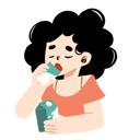 پیش‌نمایش فایل woman-drinking-milk-9382156 از پک خوراک خوها نیم تنه