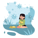 پیش‌نمایش فایل sad-girl-holding-teddy-bear-11081922 از پک کودکان و آنفولانزا
