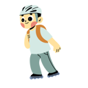 پیش‌نمایش فایل boy-doing-skating-with-helmet-11081990 از پک کودک شاد