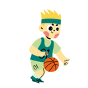 پیش‌نمایش فایل boy-playing-basketball-11081996 از پک کودک شاد