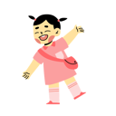 پیش‌نمایش فایل little-girl-feeling-happy-11081993 از پک کودک شاد