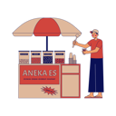 پیش‌نمایش فایل aneka-es-street-vendor-11280220 از پک فروشنده تاجیل رمضان