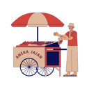 پیش‌نمایش فایل aneka-jajan-street-vendor-11280219 از پک فروشنده تاجیل رمضان
