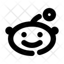 پیش‌نمایش فایل reddit-logo-5014403 از پک یونی آیکن‌ها
