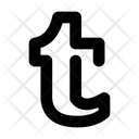 پیش‌نمایش فایل tumblr-logo-5014491 از پک یونی آیکن‌ها