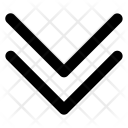 پیش‌نمایش فایل double-arrow-down از پک مجموعه آیکون آرگون