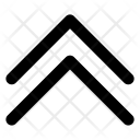 پیش‌نمایش فایل double-arrow-up از پک مجموعه آیکون آرگون