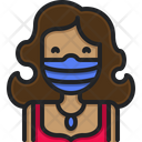 پیش‌نمایش فایل female-wear-mask-5645353 از پک آواتار افراد