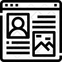 پیش‌نمایش فایل blog-layout-1633689 از پک المان طراحی