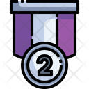 پیش‌نمایش فایل second-place-medal-3438517 از پک جوایز
