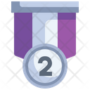 پیش‌نمایش فایل second-place-medal-3438577 از پک جوایز