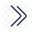 پیش‌نمایش فایل double-arrow-12 از پک مجموعه کنترل علائم آیکون حباب