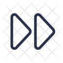 پیش‌نمایش فایل double-arrow-15 از پک مجموعه کنترل علائم آیکون حباب
