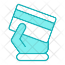 پیش‌نمایش فایل payment-via-card-21 از پک خرید و خرده فروشی