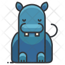 پیش‌نمایش فایل hippo-21 از پک Animals 